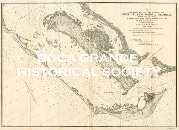 Map of Pine Island Sound 1899