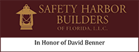 Safety Harbor Builders In Honor of David Benner